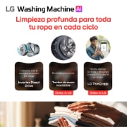 Lavado profundo para toda tu ropa en cada ciclo